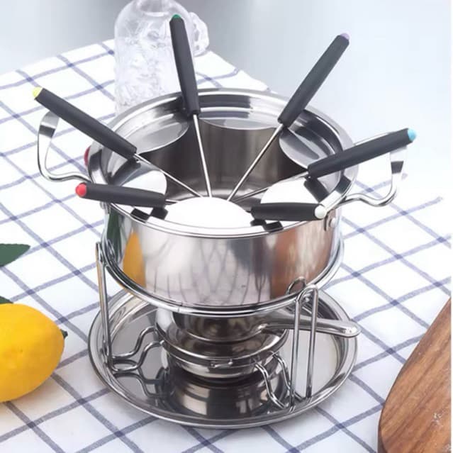 Aparelho De Fondue Inox 11 Peças