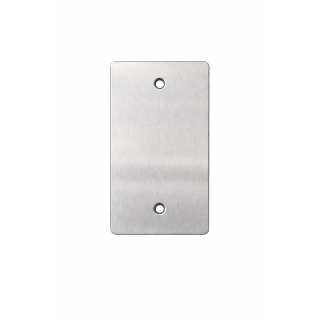 Tampa De Tomada Cega 4x2 Em Aço Inox Escovado