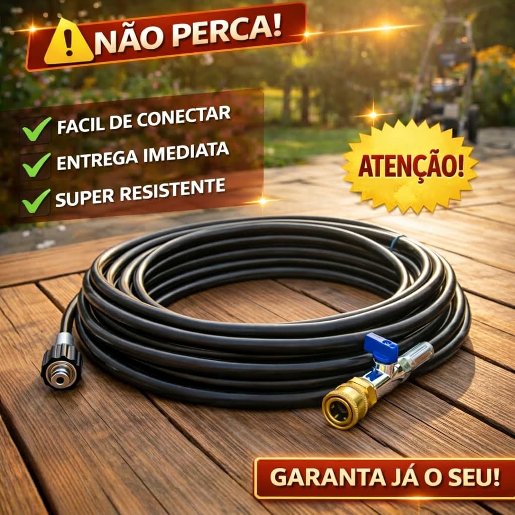 Mangueira Para Lavadora Wap Ousada 2200 com engate Rápido e Registro WAP