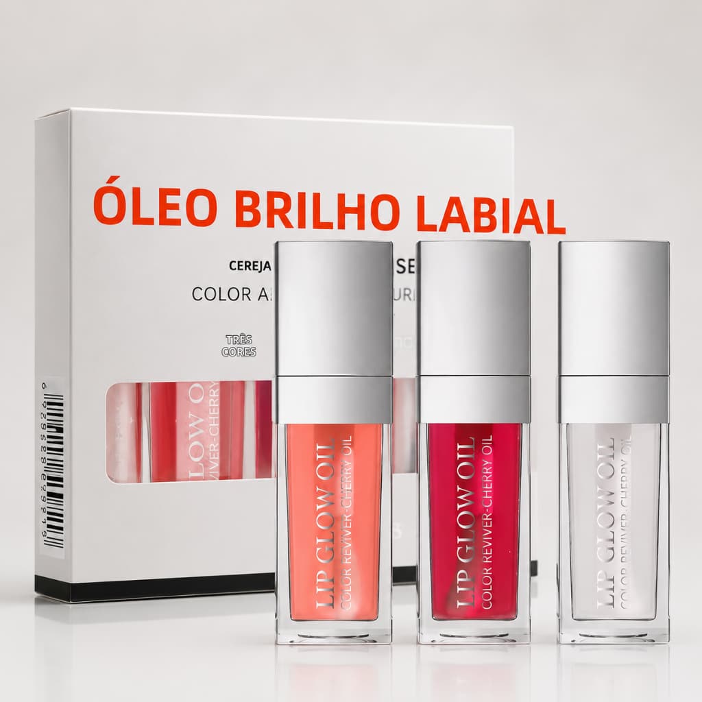 lip glow oil,oleo labial,gloss labial,lip tint,hidratante labial,brilho labial,kit gloss,maquiagem labios, mulheres,boca