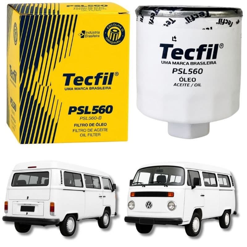 Filtro Óleo Tecfil PSL560 Kombi 1.4 Flex 2006 A 2013