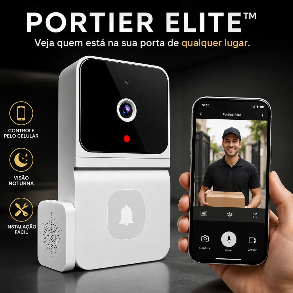 PORTIER ELITE™ — A Nova Geração da Segurança Inteligente Residencial