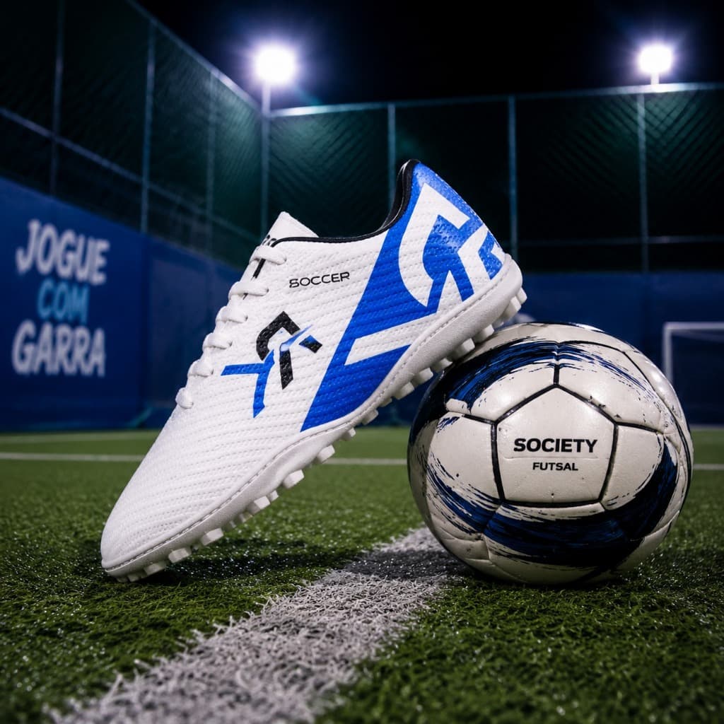 Chuteira Masculina Society Esportiva Profissional – Domine o Campo com Estilo - Rk01
