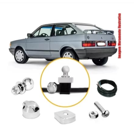 Engate Fixo Reboque Gol Quadrado 87 Á 94 95 Pronta Entrega
