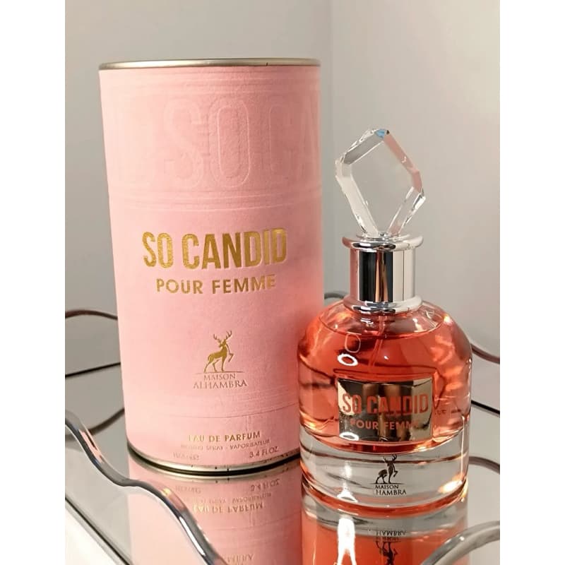 SO CANDID - Perfume árabe original feminino 100ml