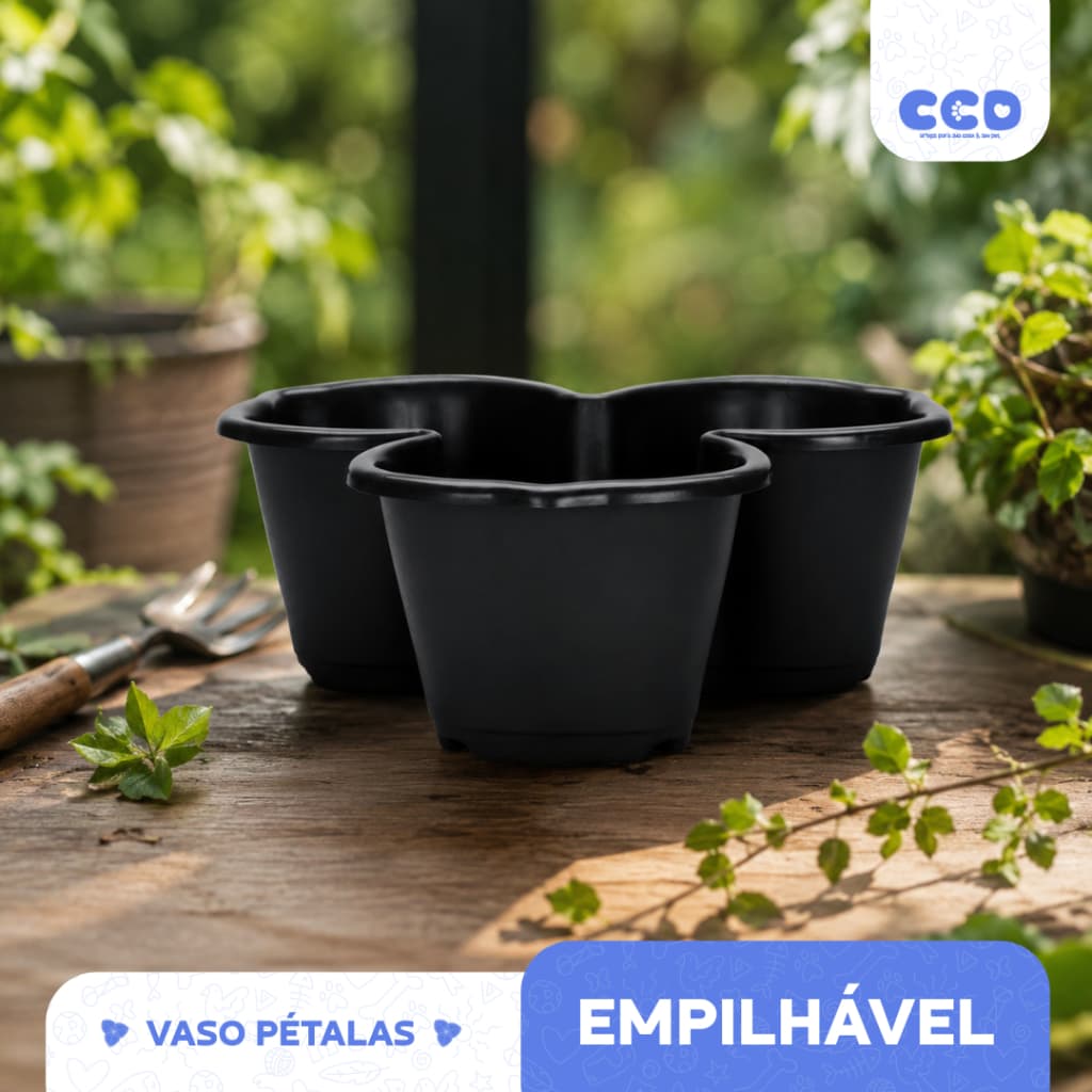 VASO PÉTALAS EMPILHÁVEL 1L, 4L, 8L OU 11,5L