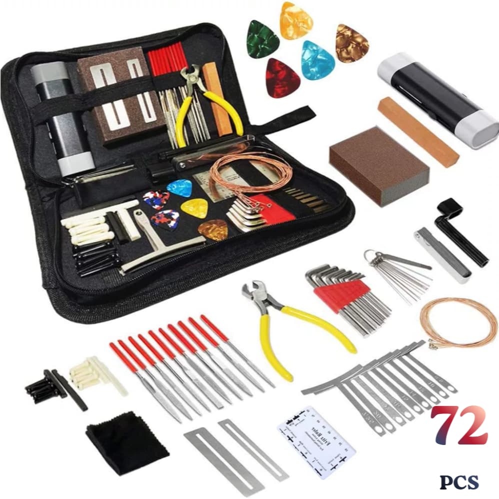 Kit Completo de Ferramentas para Violão | Troca de Cordas Fácil e Manutenção Profissional