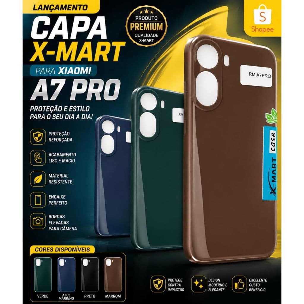 Capa Para Redmi A7 Pro Capinha Xiaomi Aveludada Protetora Modelo 2026