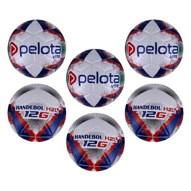 Kit 6 Bolas de HANDBALL H2L Pelota VITE - Bola de Handebol