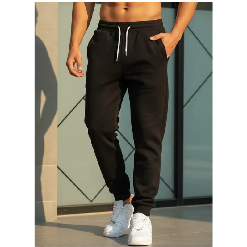 Calça Jogger Moletom Masculina com Tecido Leve e Confortável