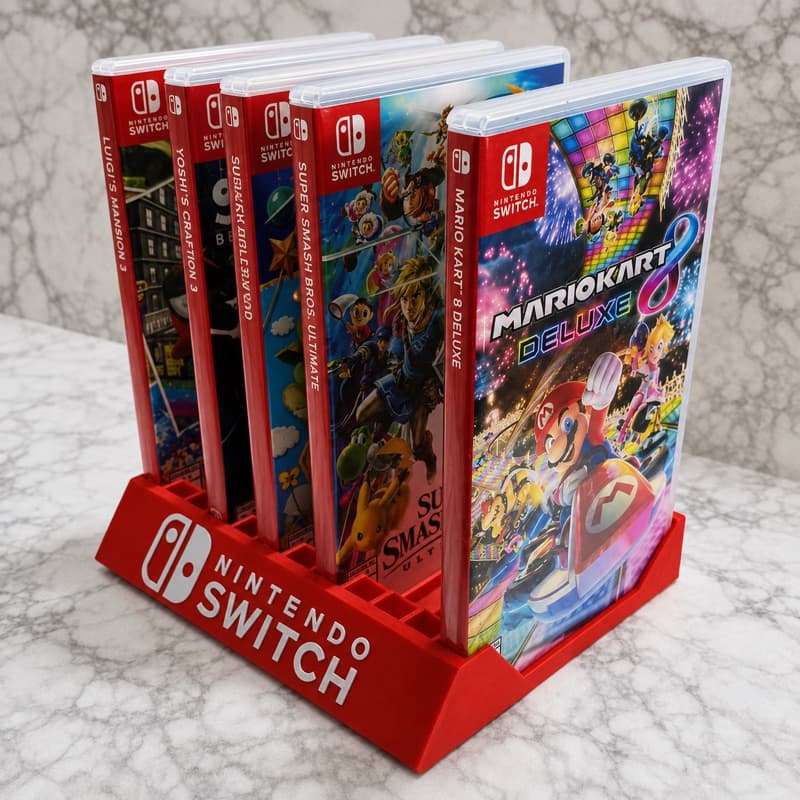 Case base suporte para jogo de Nintendo Switch - organizador de jogos - porta jogos Nintendo