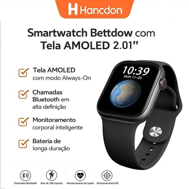 Smartwatch Galay Watch10 - Sports Bluetooth Android/iOS - With Photo On The Screen Call Reminder Heart Rate monitor