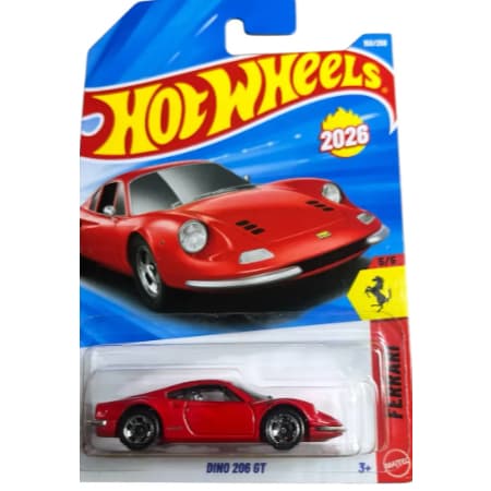 Carrinho Hot Wheels Ferrrari Dino 206 Gt 2026