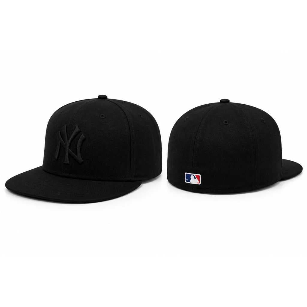 boné ABA RETA full black todo Preto NEW YORK
