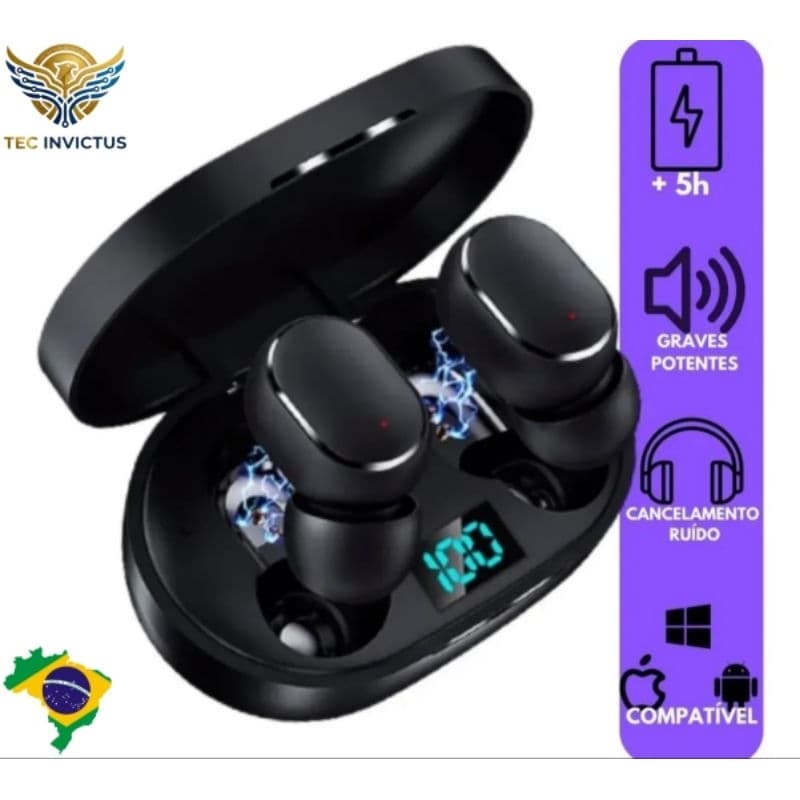Redmi AirDots Pro Fone de Ouvido sem Fio Bluetooth - Som de Alta Resolução, Conforto Duradouro