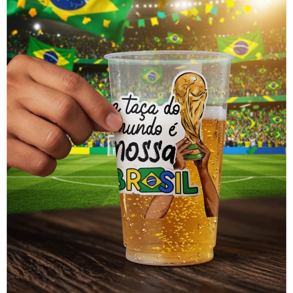 ADESIVO PARA COPO COPA DO MUNDO - BRASIL