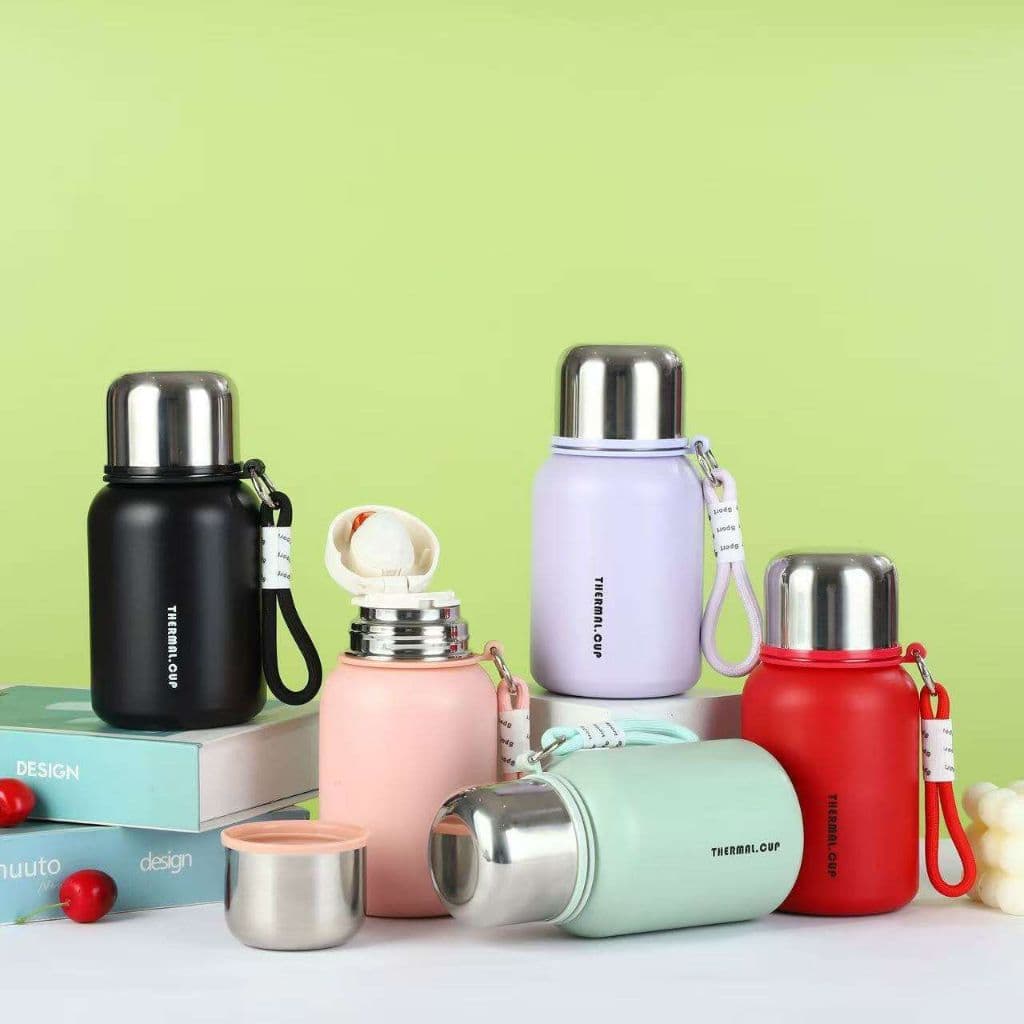 Ou R Mini Garrafa Térmica De Aço Inoxidável 316 Portátil Para Viagem Chá Copo Térmico