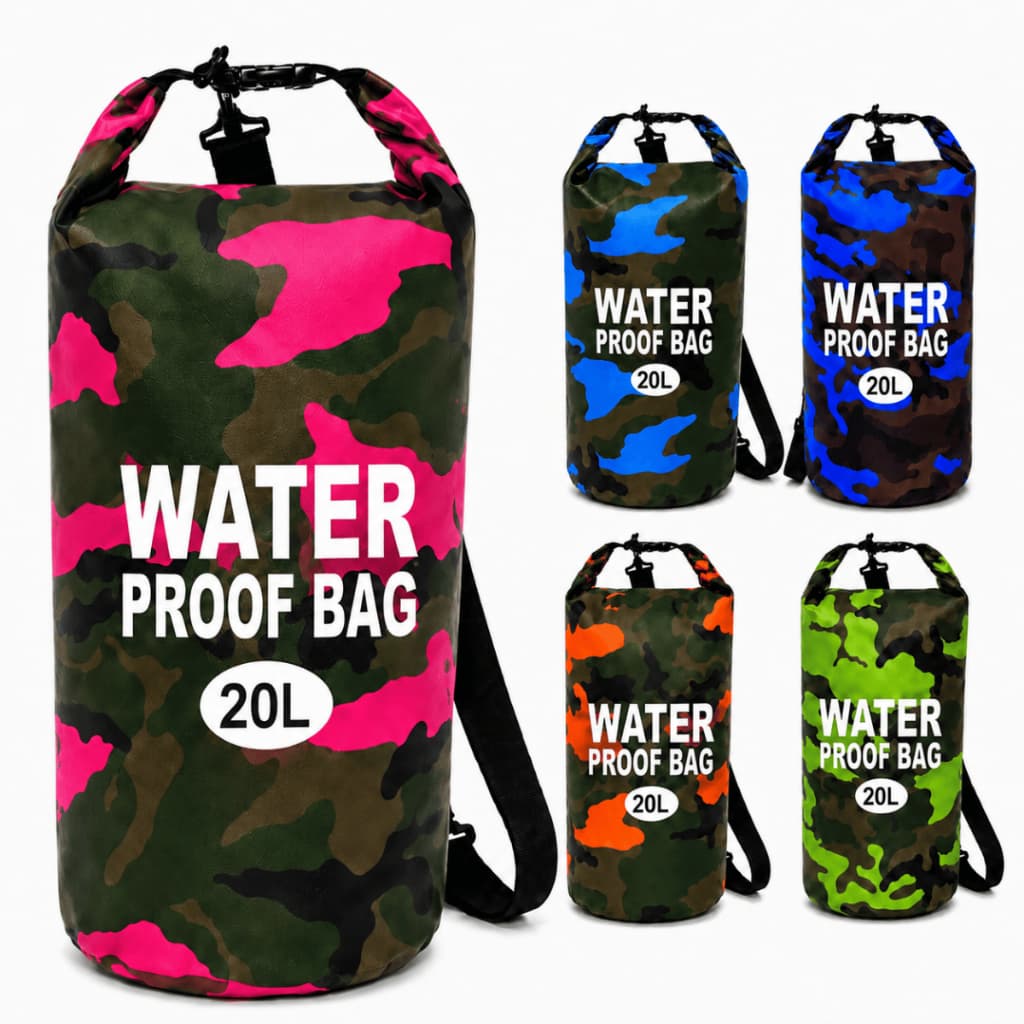 Bolsa Impermeável Saco Bag Estanque 20 Litros Para Camping
