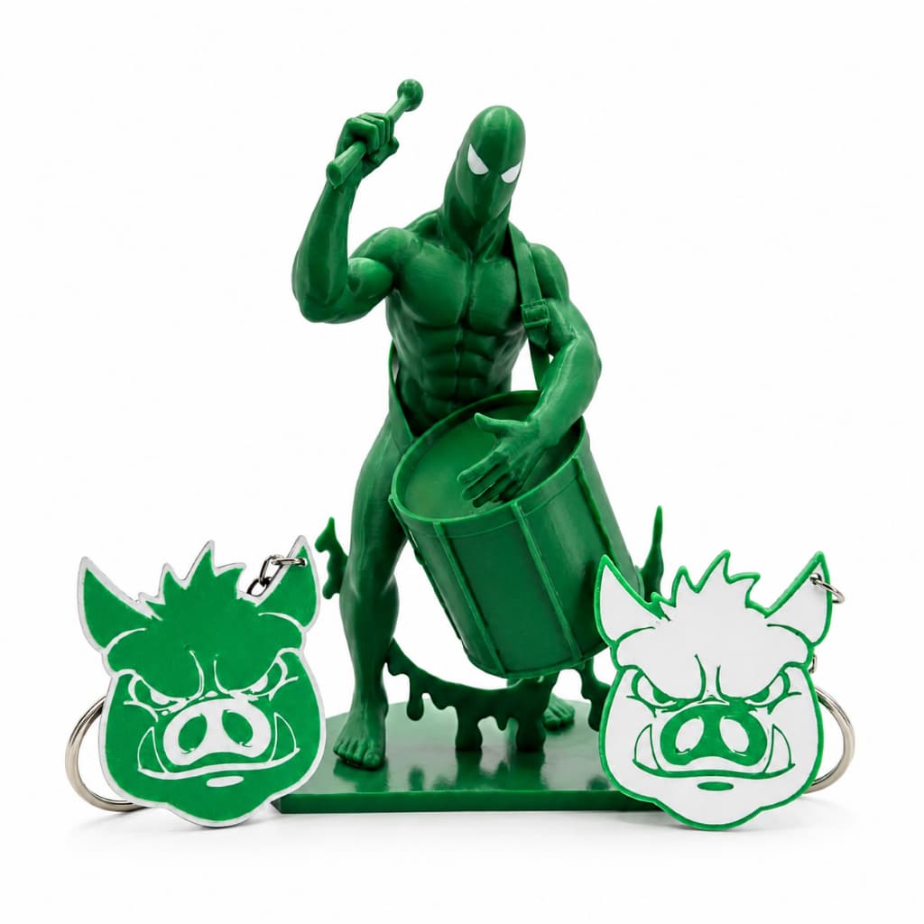 Mascote Mancha Verde Palmeiras 3D - EXCLUSIVO  Boneco chaveiro