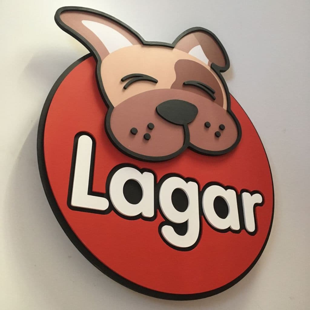 Placa personalizada MDF de 3mm com Logomarca Sobreposta/ Fachada e decoração comercial, Letreiro, Logotipo