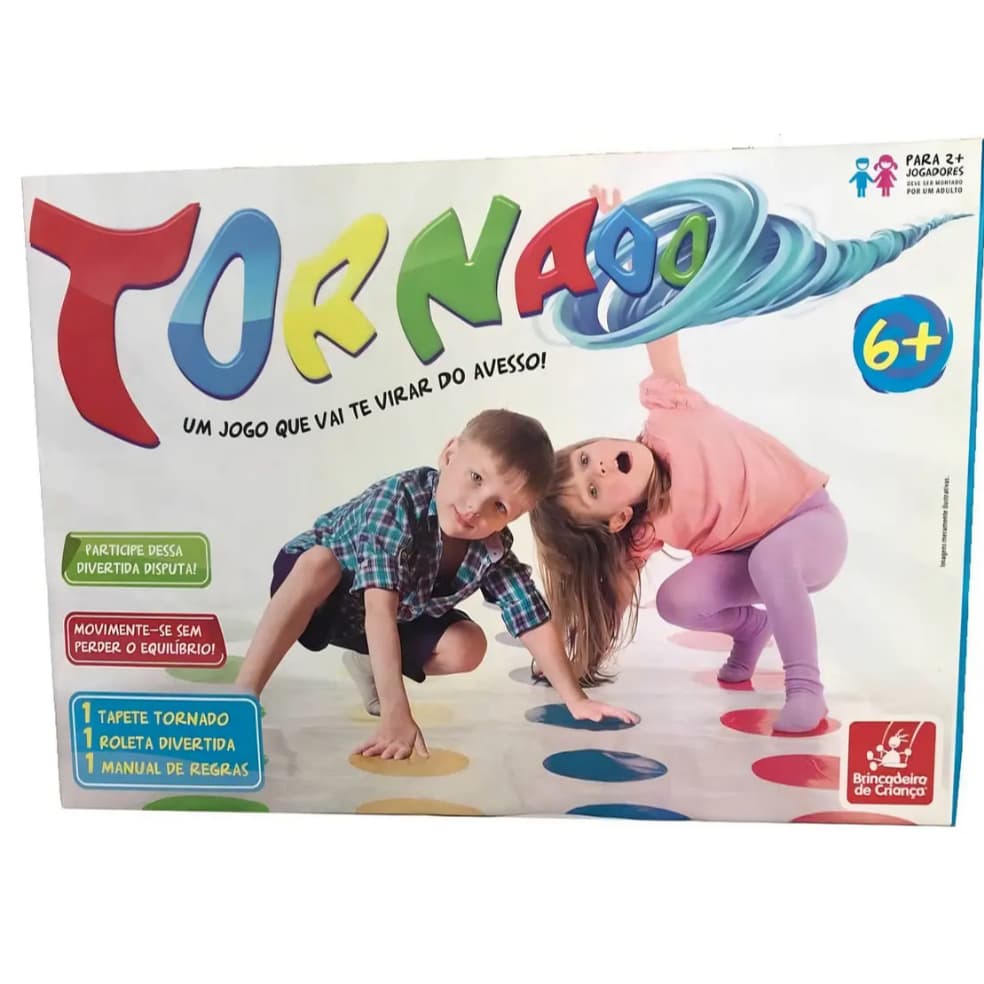 Jogo Twister Tornado Brincadeira De Criança Infantil