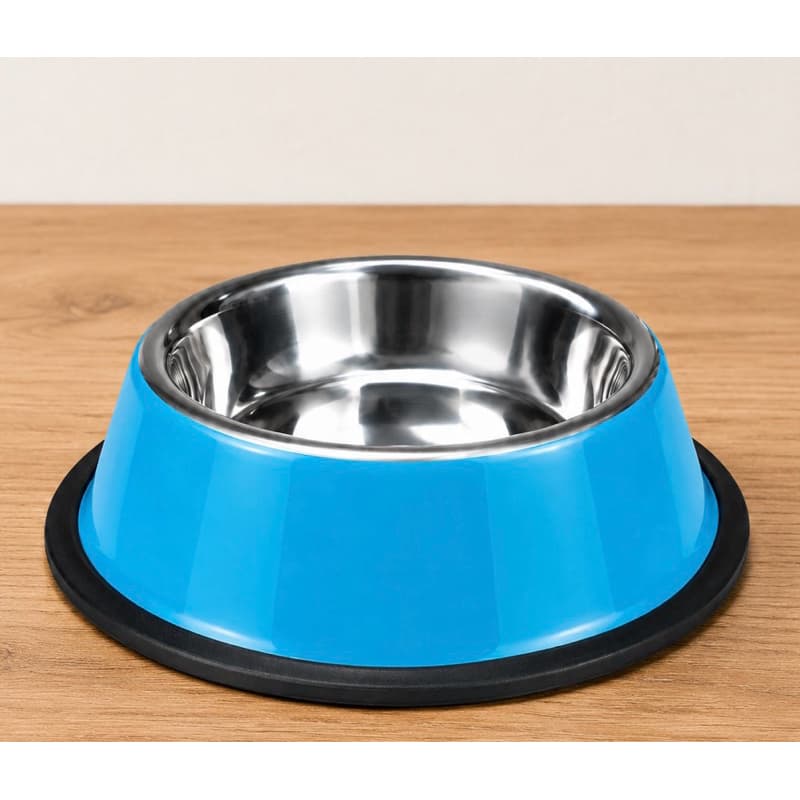 Comedouro Pet Inox 300ml até 1000 ml Antiderrapante Cachorro Gato Pote Aço Inoxidável Água e Ração