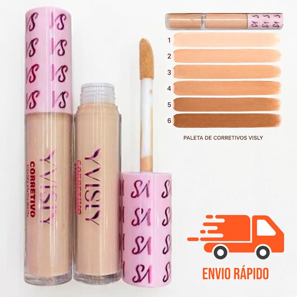 Corretivo Liquido Efeito Matte Yvisiy  Tons Maquiagem