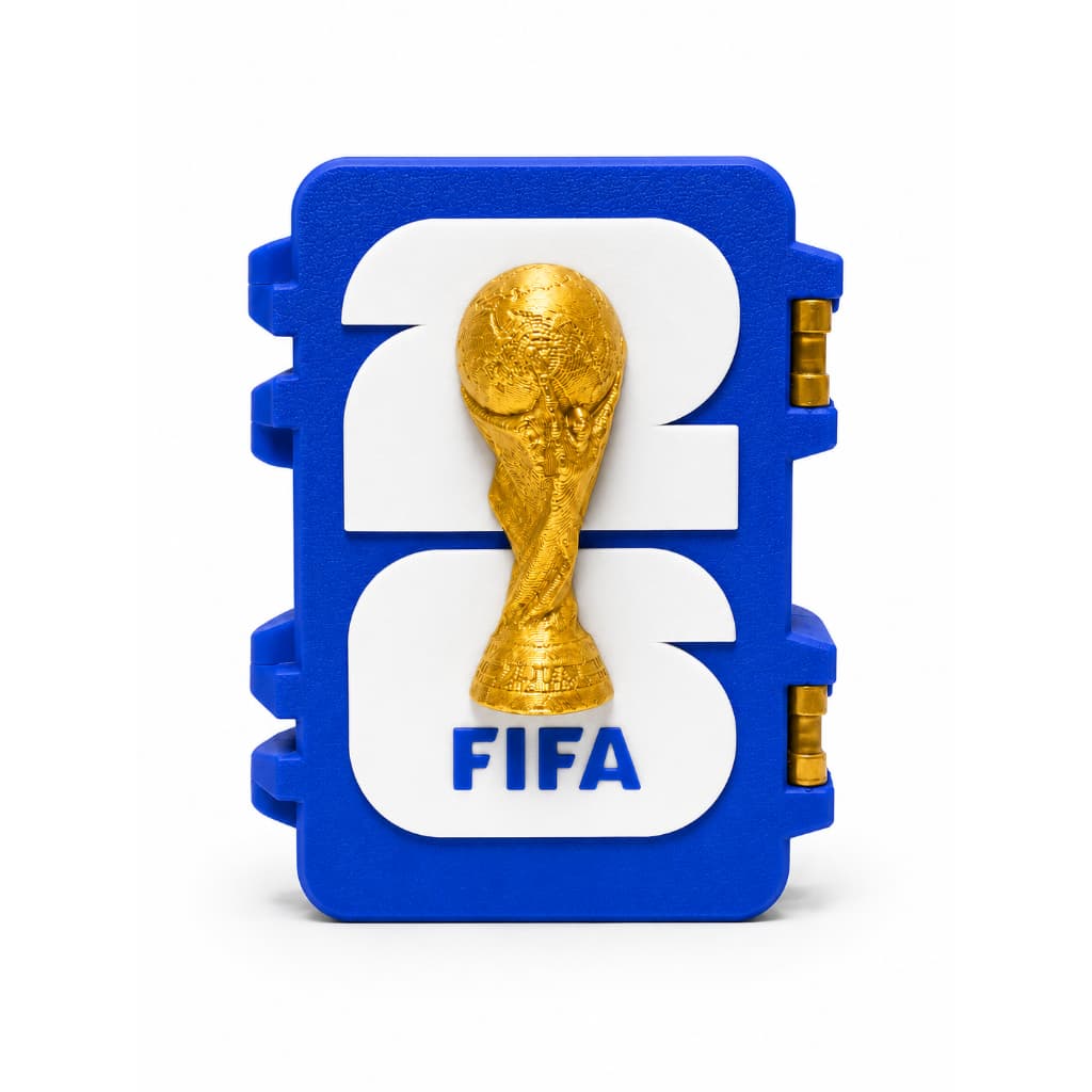 Caixa Porta Figurinhas Copa 2026 FIFA Premium Organizador Cards
