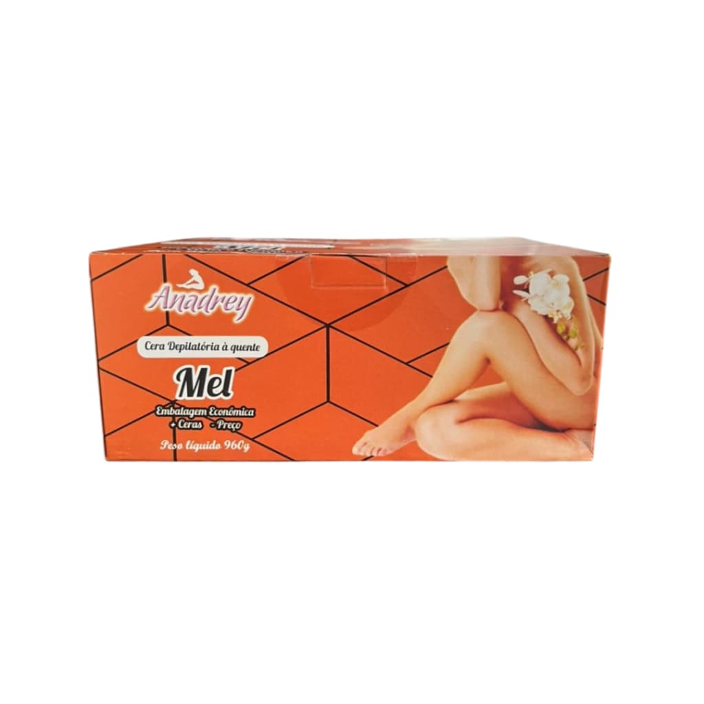 Cera Depilatória Quente Anadrey Mel 960g
