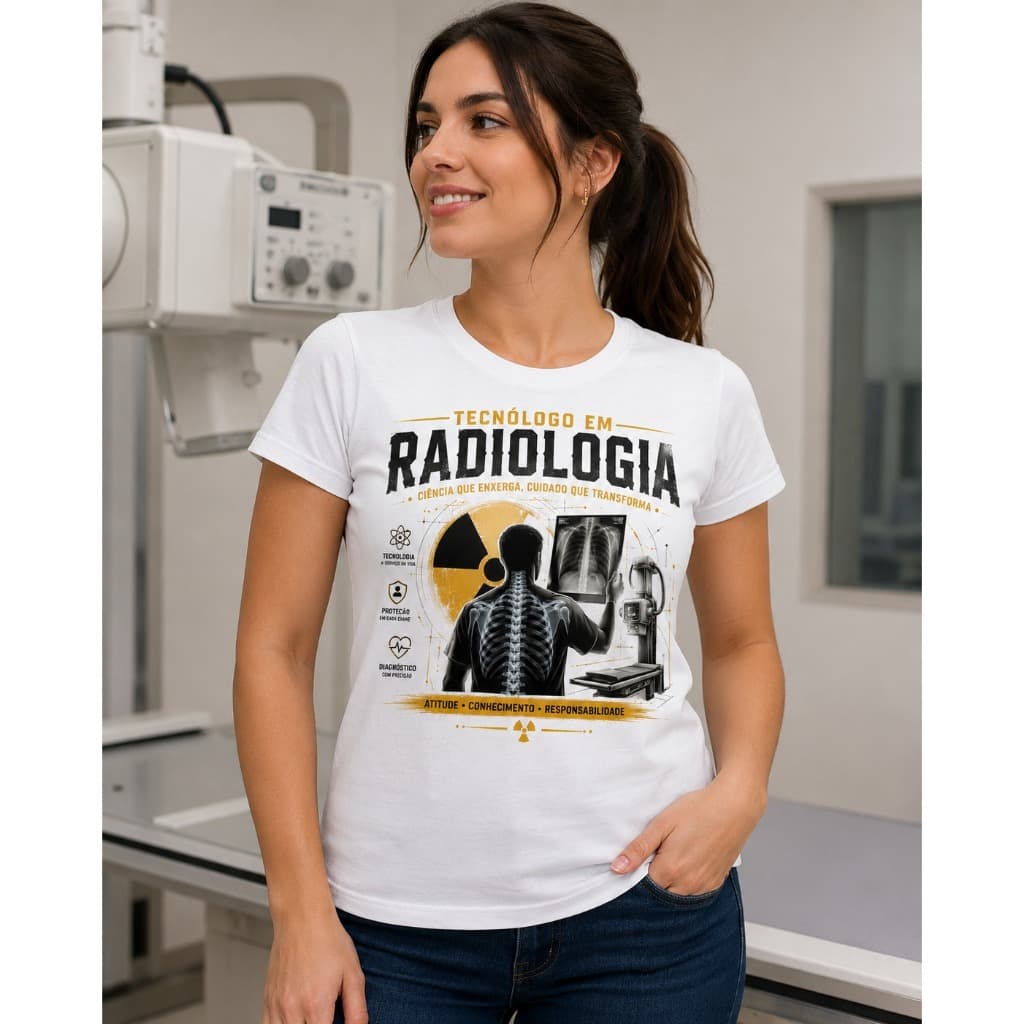 T-shirt Fem ou Masc, Tecnologo em Radiologia