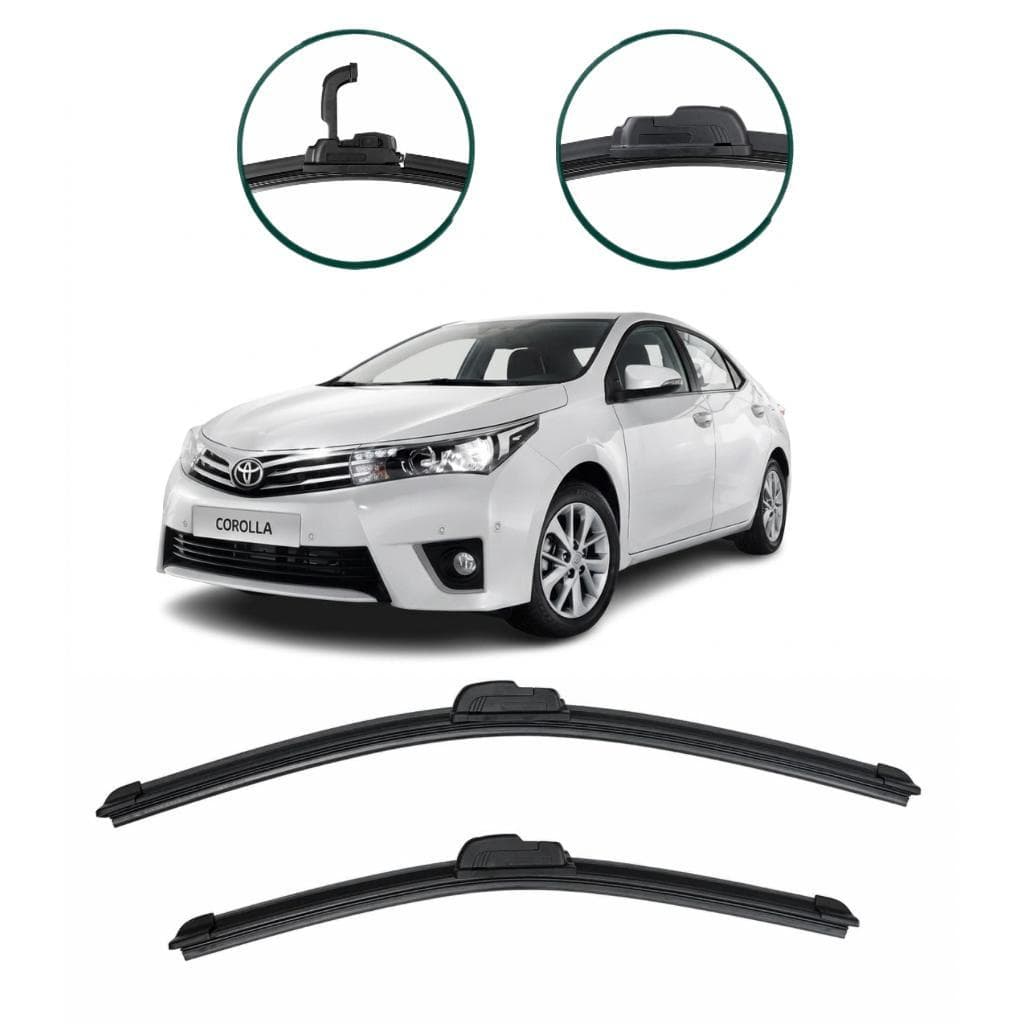 Par Palhetas Limpador de Parabrisa Toyota Corolla 2015 a 2019 Silicone Original