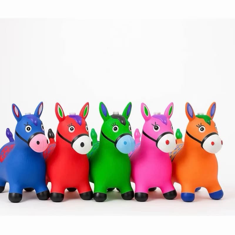 Cavalinho Upa Pula Inflável Musical Brinquedo Infantil