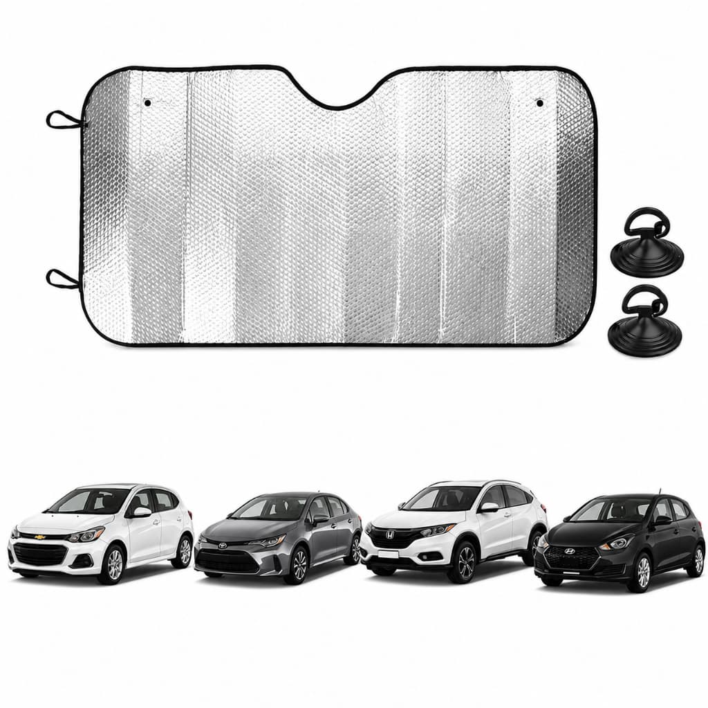 Protetor Solar Parabrisa Carro Universal Anti UV