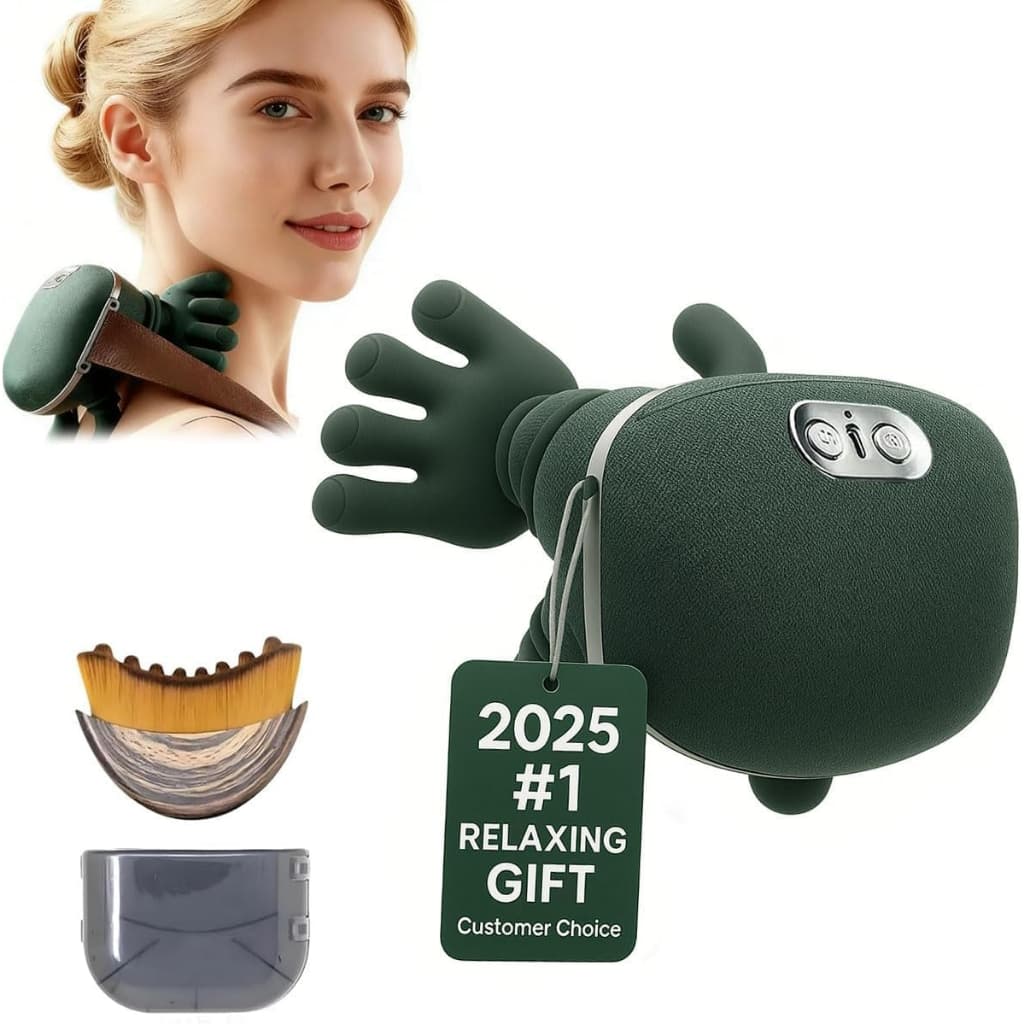 Massageador Elétrico Cervical e Ombro – Mini Massagem Profunda
