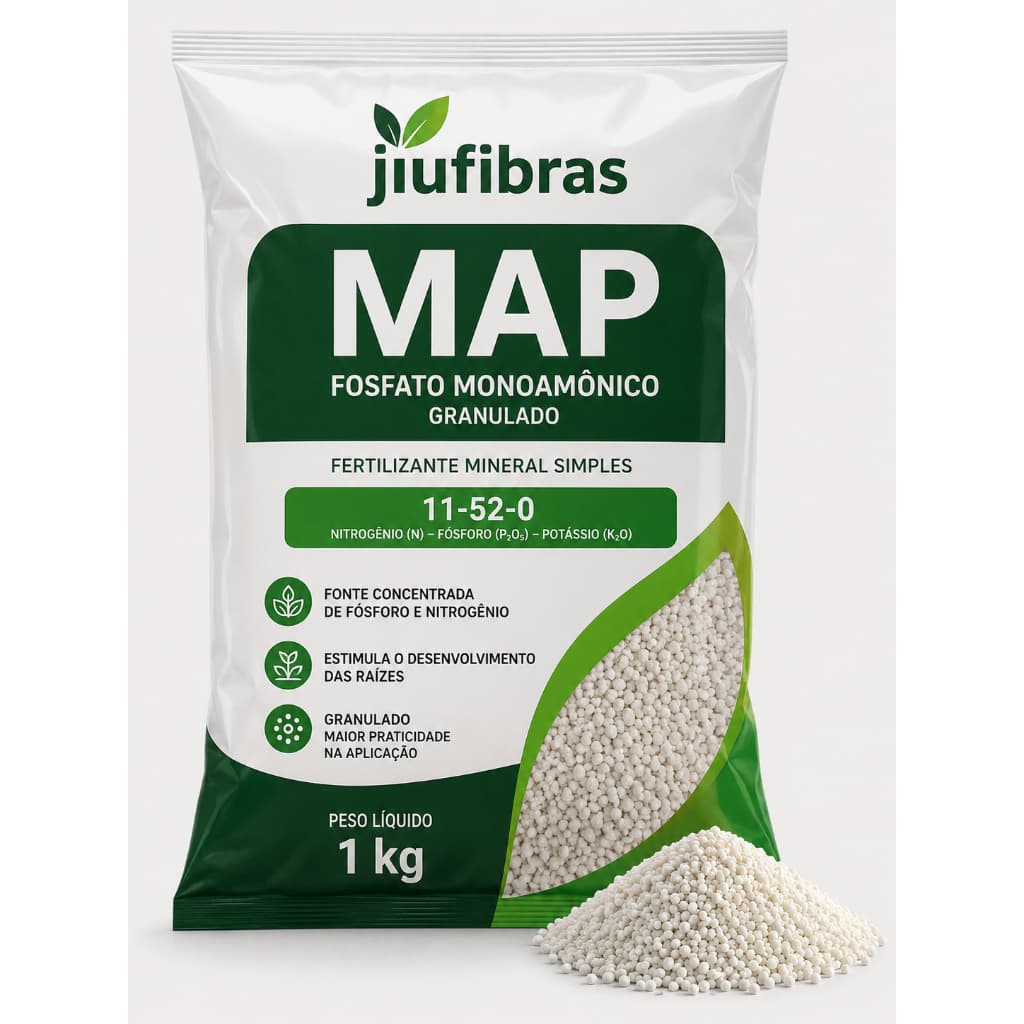 Fertilizante MAP - granulado. 1kg.