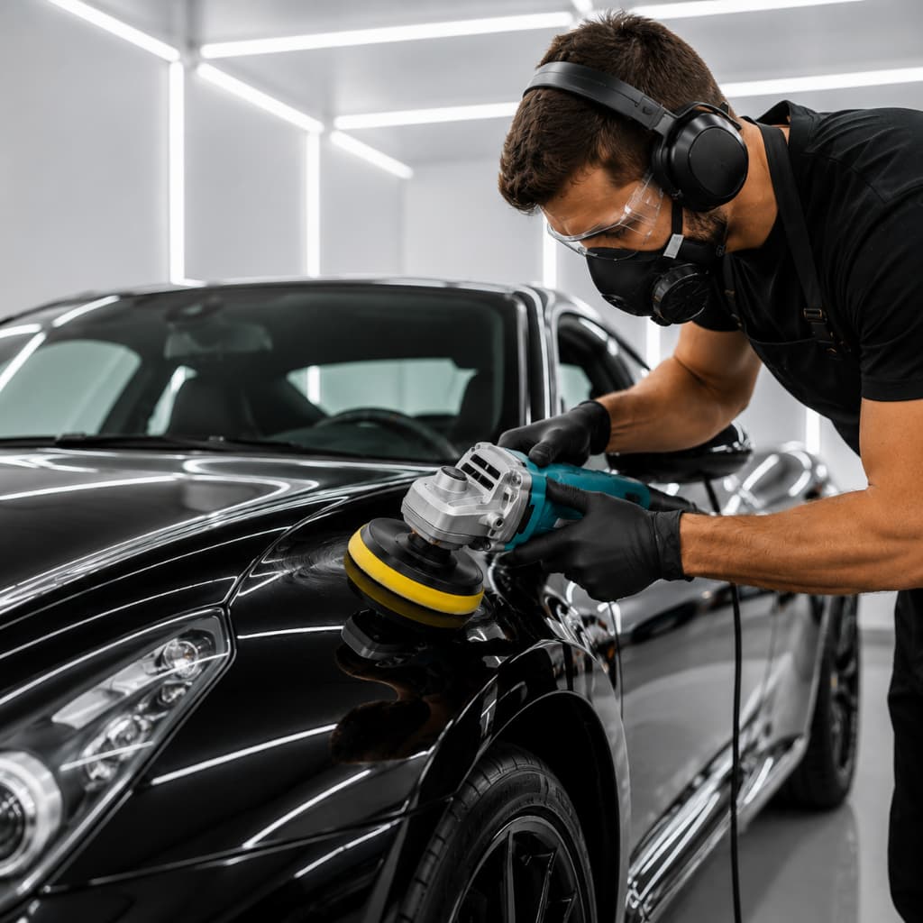 Lixadeira Politriz Angular Profissional 6 Velocidades para Polimento Automotivo e Acabamento