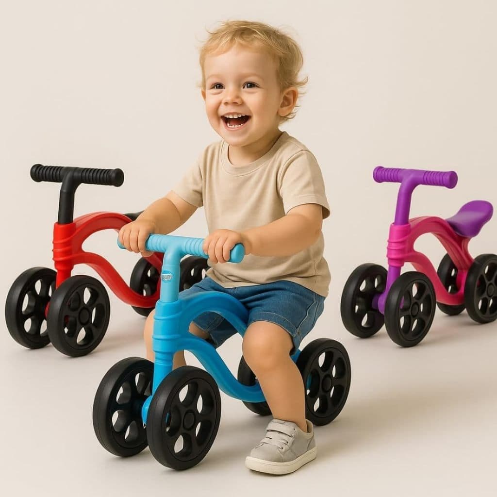 Bicicleta Infantil Passeio Criança Andador Motinha Com Rodinhas Equilíbrio Segurança Brinquedo