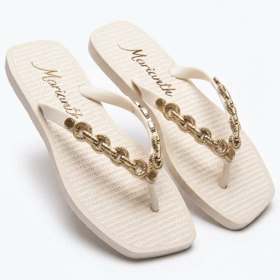 Chinelo Feminino Confortável Bico Quadrado Macio Casual Dia a Dia