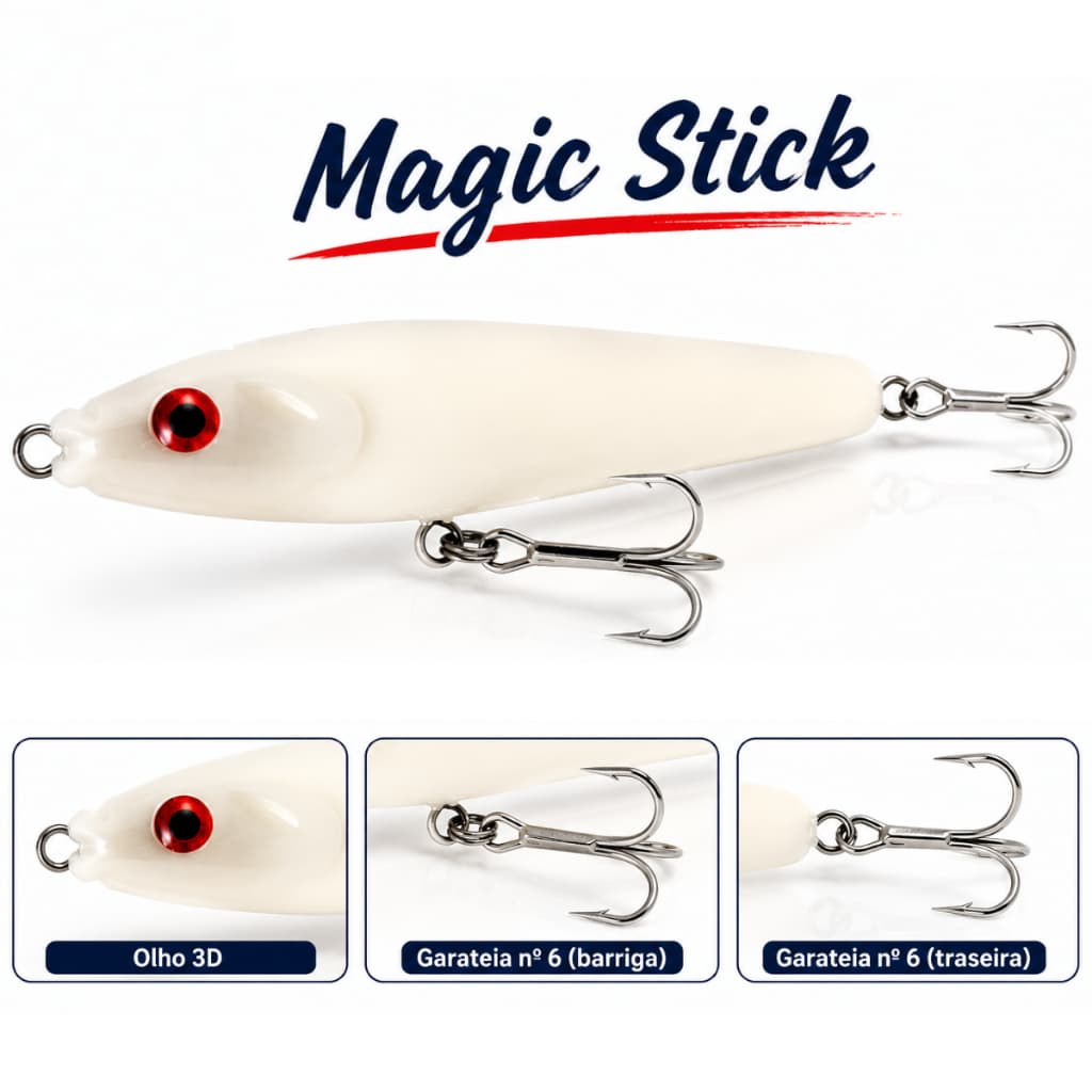 Isca Magic Stick 80 do Nelson Nakamura Artificial Stick 8cm