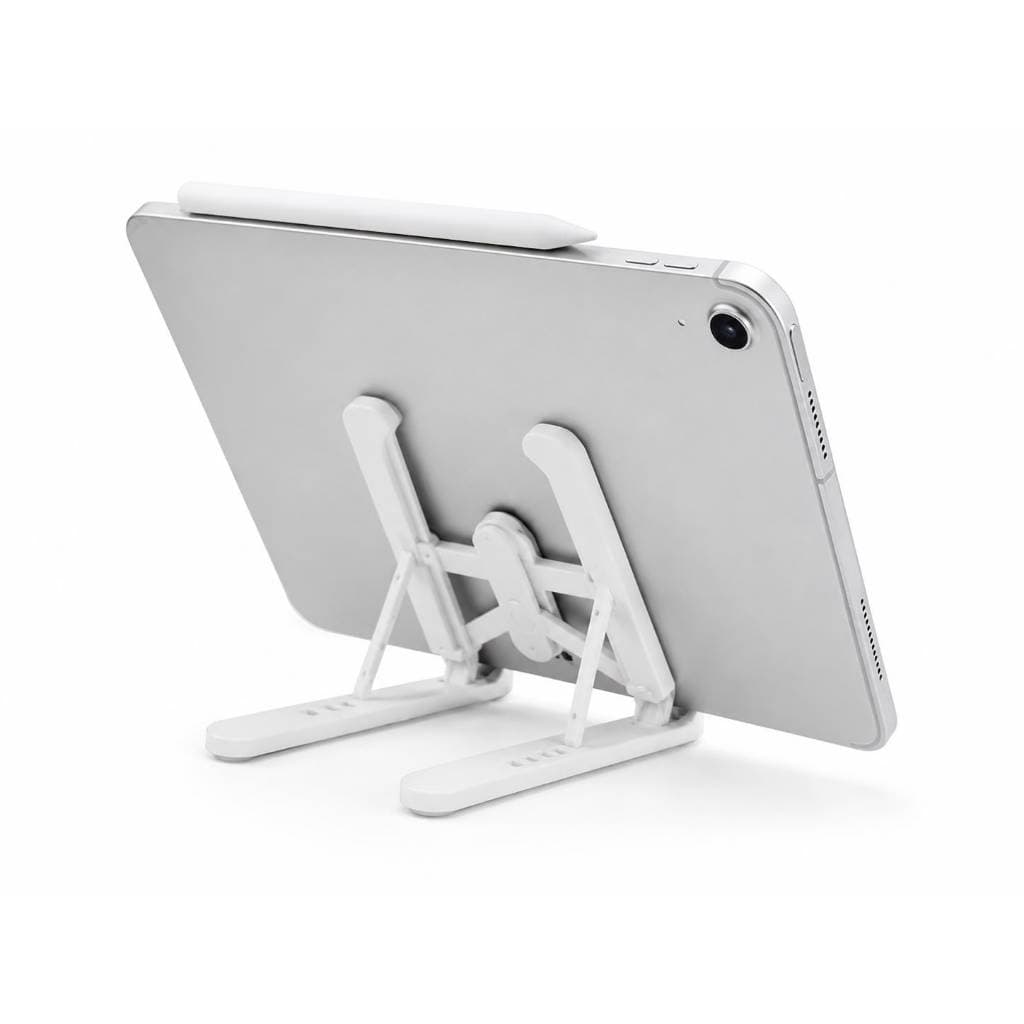 Suporte de Mesa Dobrável para Celular e Tablet Ajustável Portátil Antiderrapante U