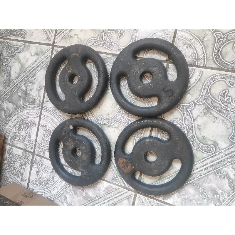 Anilha de ferro 5 kg Valor unitário