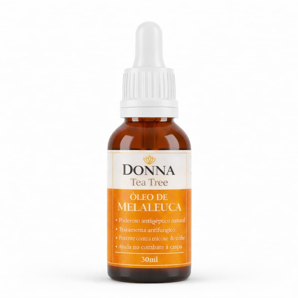 Óleo Melaleuca (Tea Tree) 30ml Antisséptico Antifúngico Natural Pronto pra Uso Micose pele unha