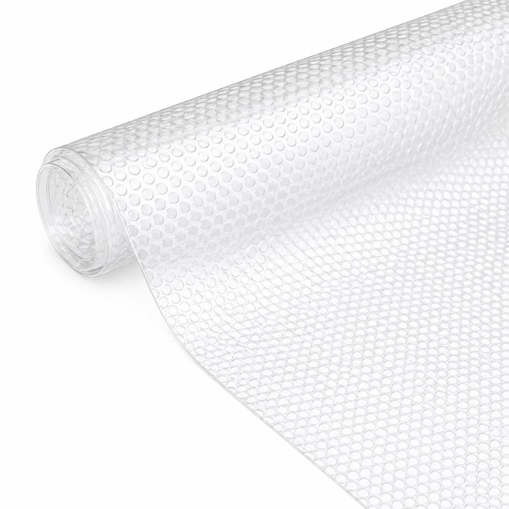 Forro Para Gaveta Transparente Antiderrapante 200x45cm para Armários e Prateleiras Lavável Premium
