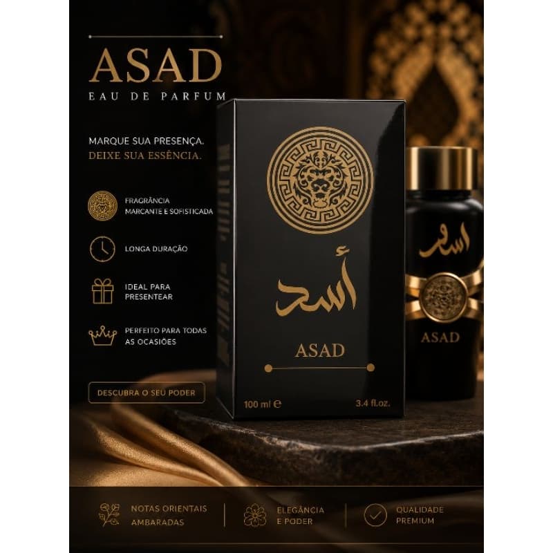 Perfume Arabe Asad 100ml Alta Fixação
