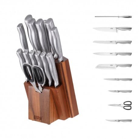 KIT DE FACAS WINNINGSTAR ST-7807-15 - 15 PCS