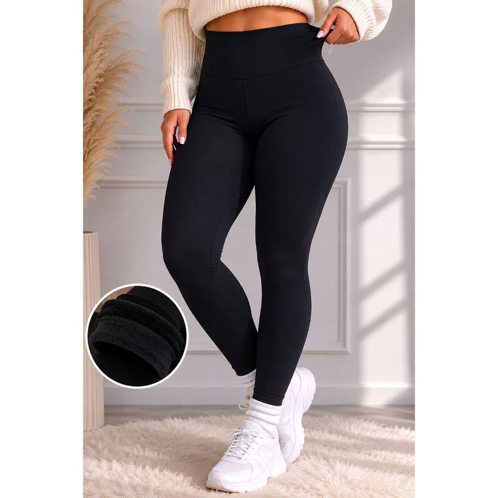 Calça Legging Feminina Peluciada Zero Transparencia Suplex de Alta Qualidade