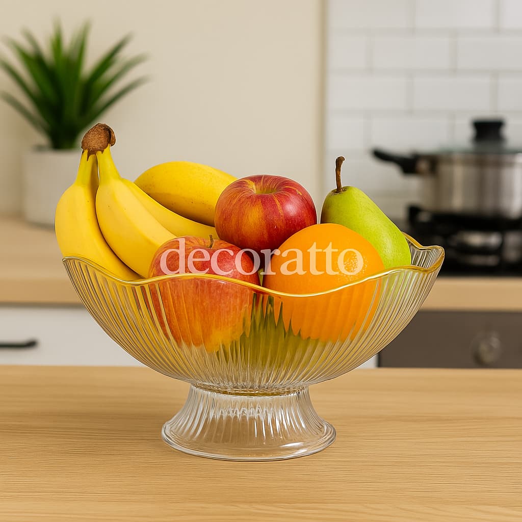 Fruteira Saladeira Organizador Multiuso De Frutas Tipo Aparência de Transparente Resistente