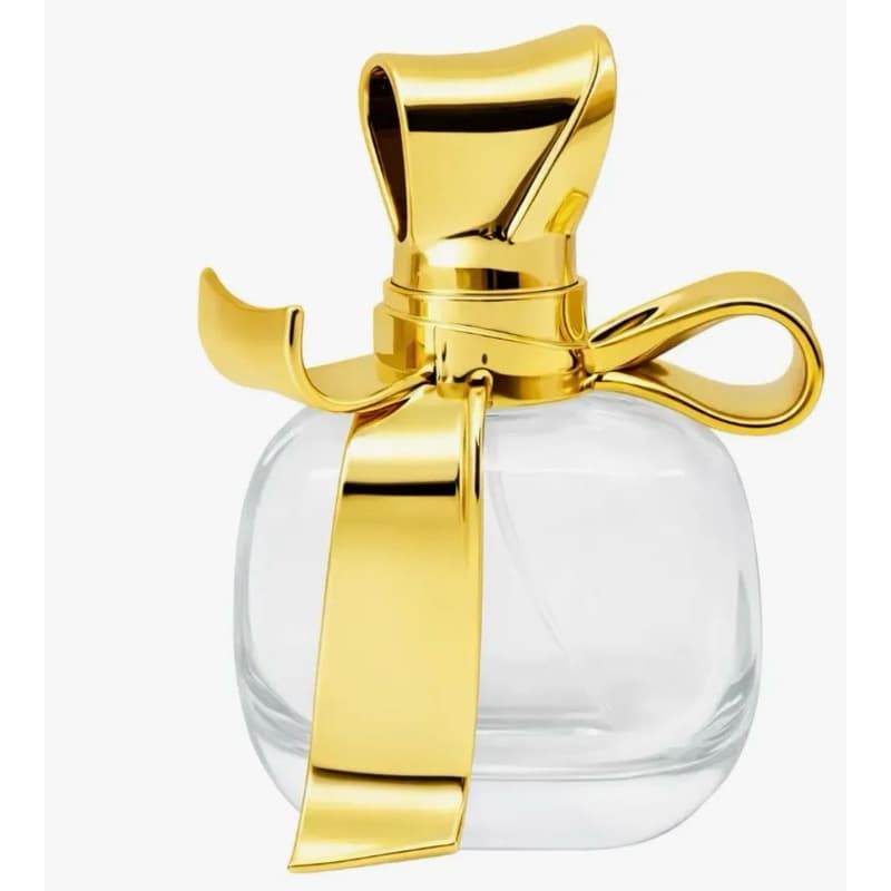Kit 3 Porta Perfume 30ml - Tampa Laço Dourado