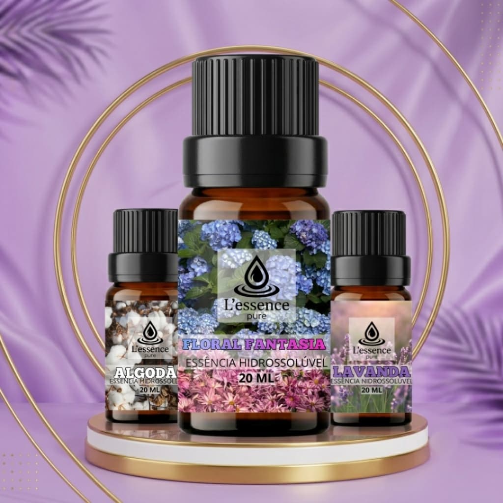 Kit COM 3 Essências Sortidas Para Umidificador/Difusor | 20ml | Ambiente Perfumado