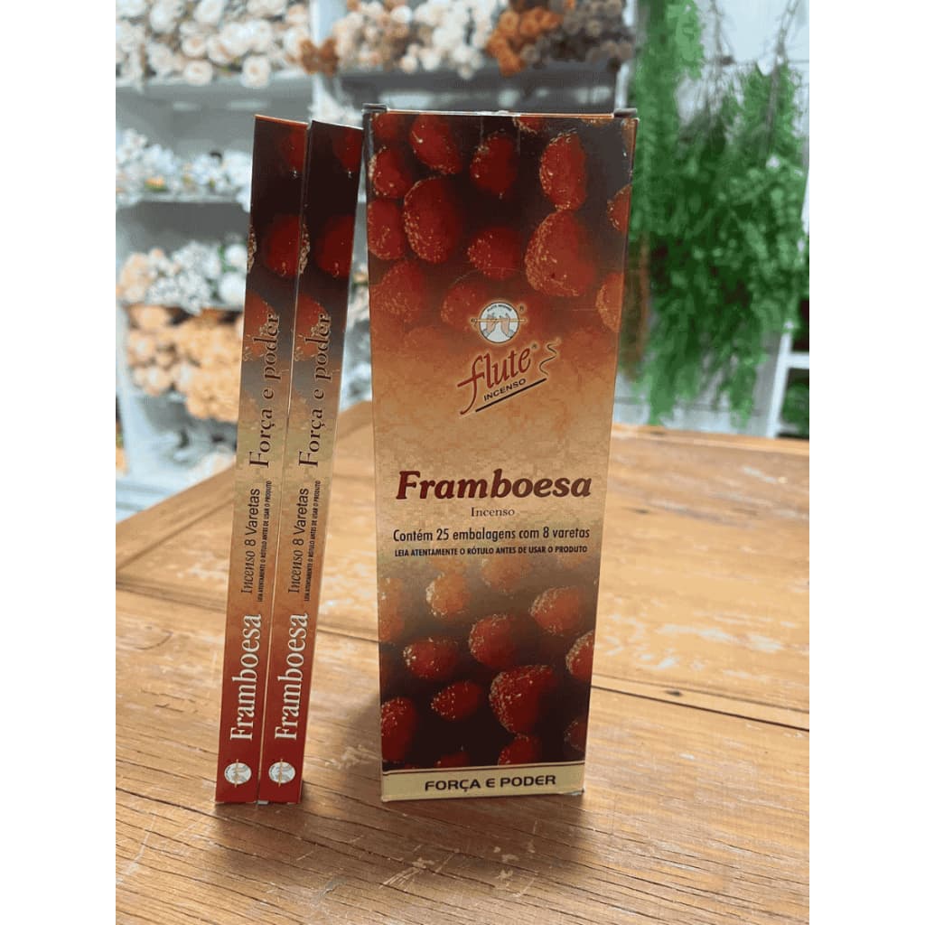 Incenso Framboesa Flute Cx Com 200 Varetas